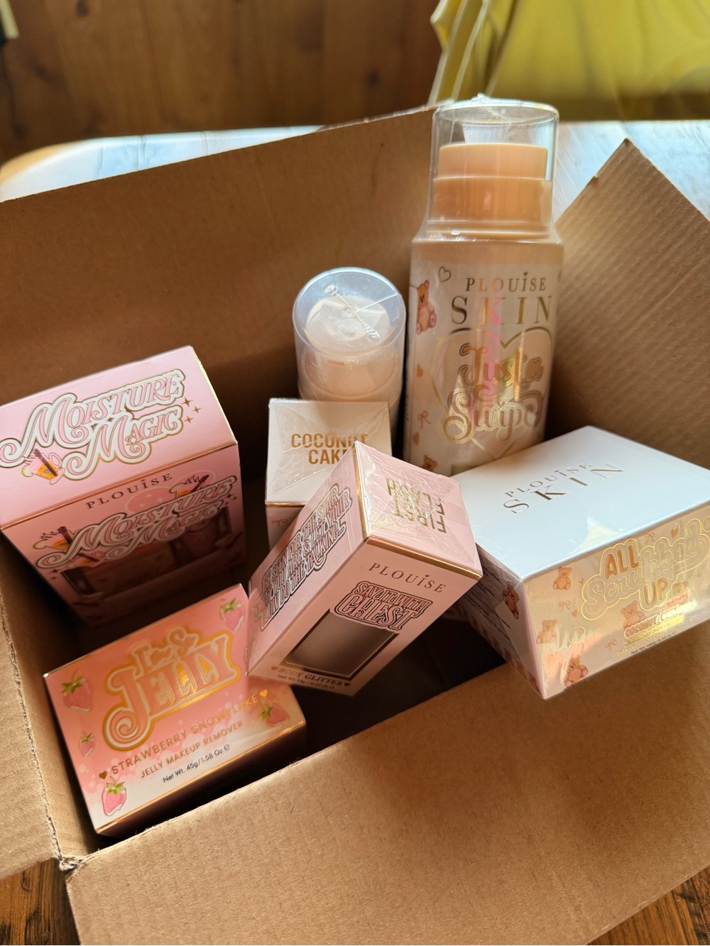 P Louise Skincare Bundle Coconut Cake Strawberry Mega Lot! Face Wash Lip Duo New